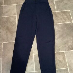 J. Crew Navy Elastic Waist Trousers